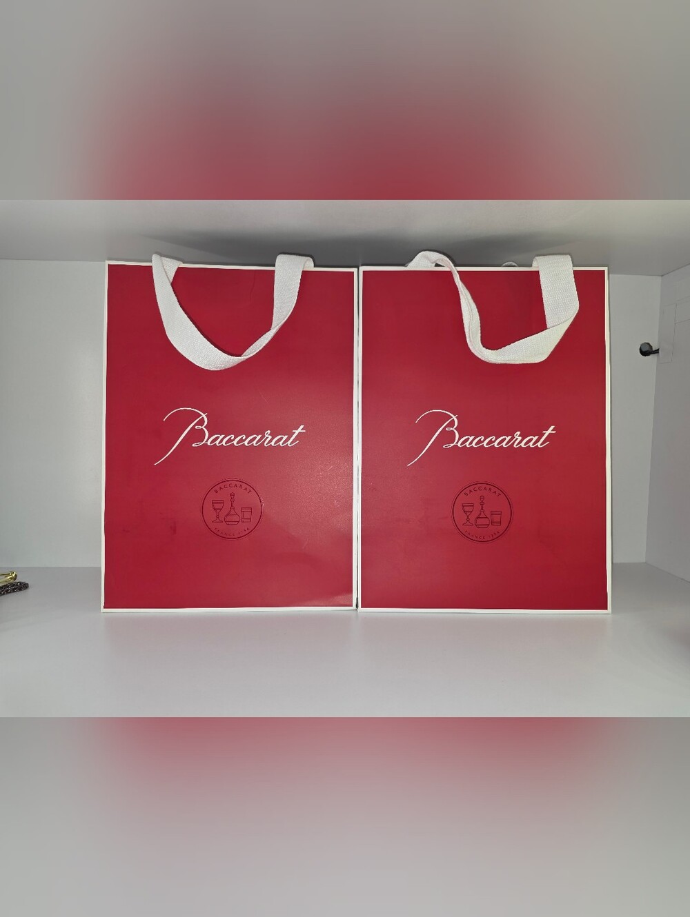 Baccarat Red Gift Bag (2-piece, Same Size)